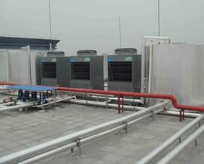 重慶天人工業集團美的中央熱水安裝工程